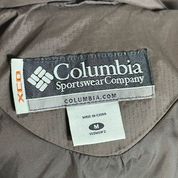 Columbia Sportswear XCO Puffer Style Long Brown Coat Size Medium - Picture 10 of 12